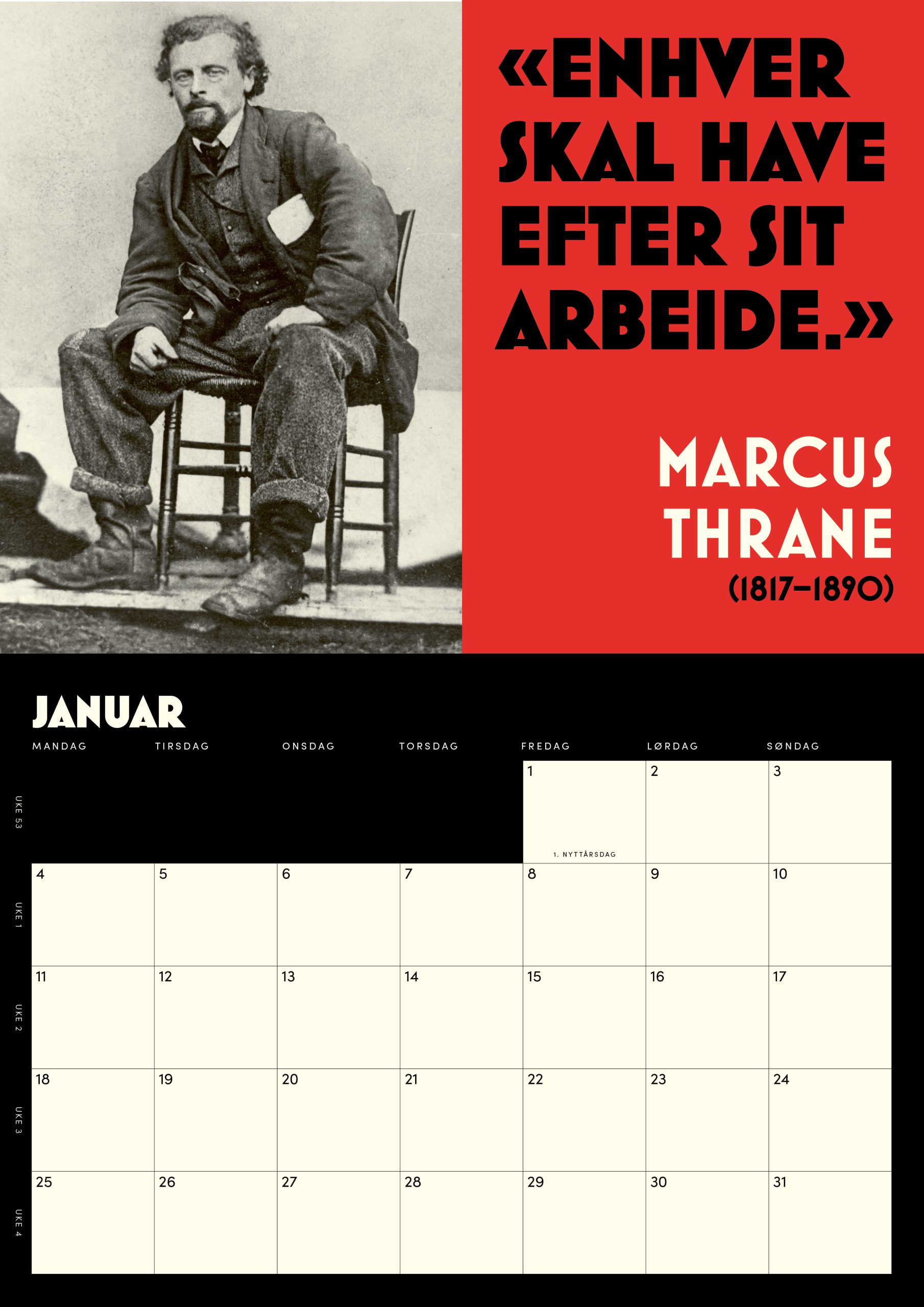 Arbeidernes kalender 2027 - Bilde 2